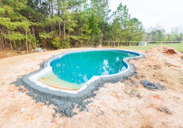 Pool Landscape Leveling in Littleton