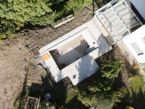 Pool Area Grading in Littleton