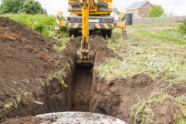 Drainage Trench Installation in Littleton