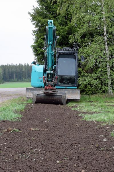 Backhoe Grading in Littleton